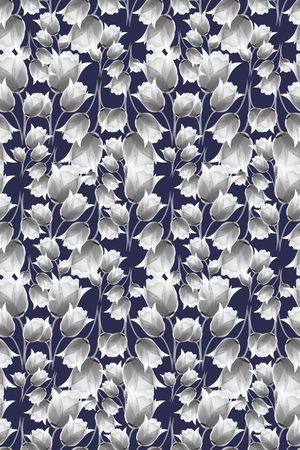 碎碎花卉印花华亿平台图片