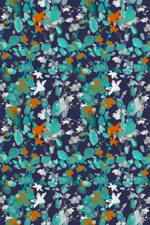 植物花卉印花华亿平台图片