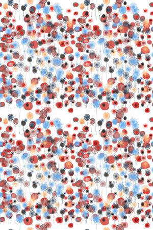 碎碎花卉印花华亿平台图片