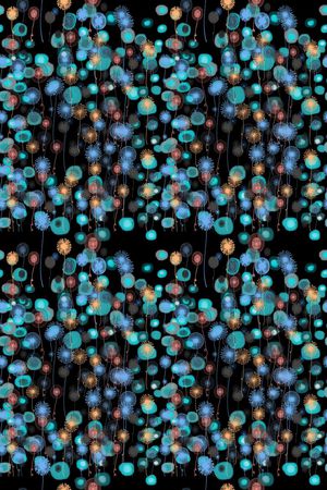 碎碎花卉印花华亿平台图片