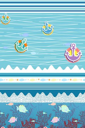 沙滩印花华亿平台图片