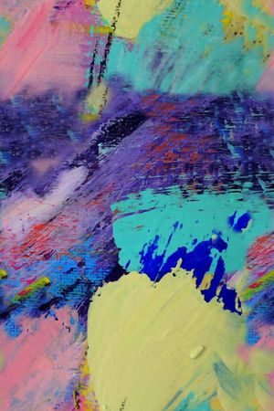 抽象水彩泼墨印花华亿平台图片