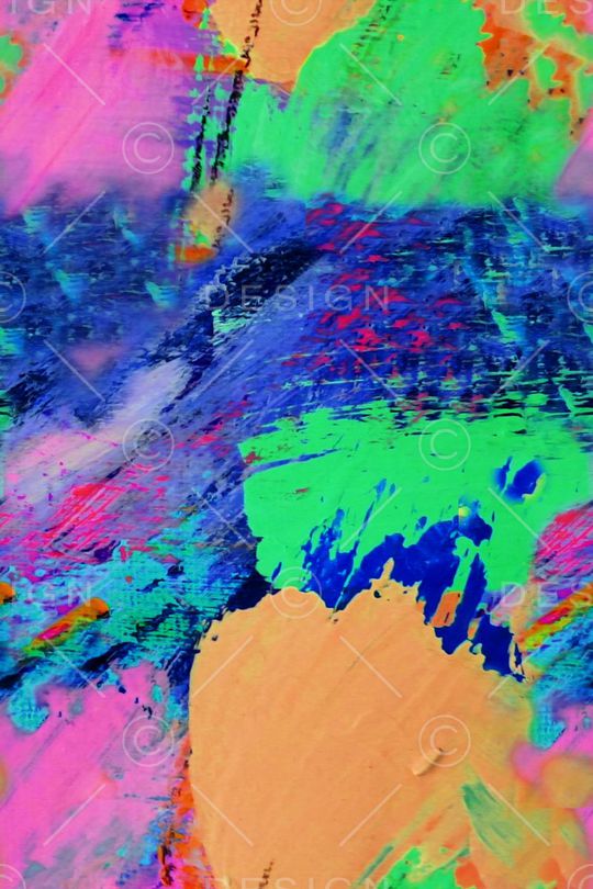 抽象水彩泼墨印花华亿平台图片