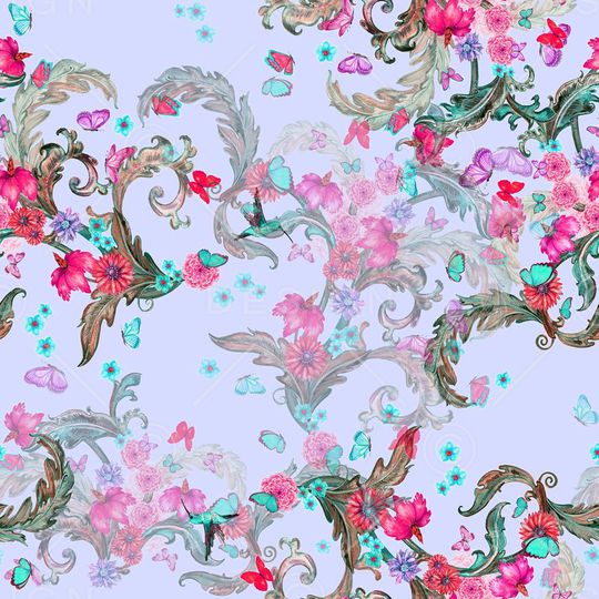 花朵印花华亿平台图片