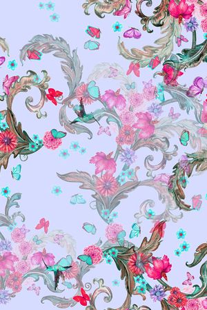 花朵印花华亿平台图片