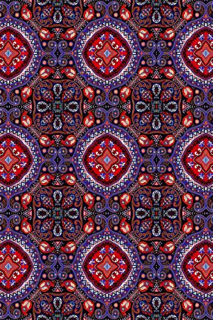 民族。复古印花华亿平台图片