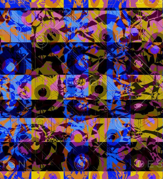 抽象印花华亿平台图片