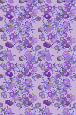 碎碎花卉印花华亿平台图片