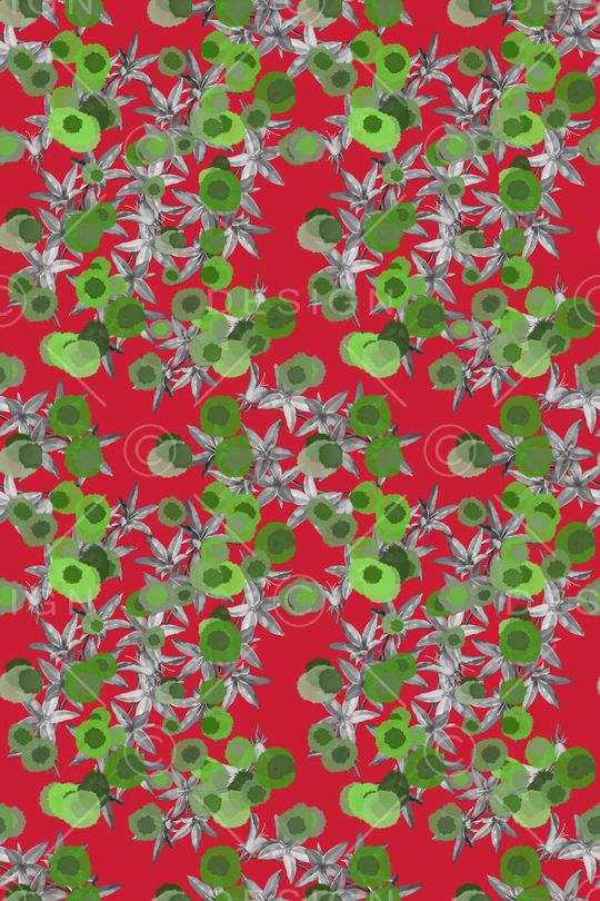 碎碎花卉印花华亿平台图片