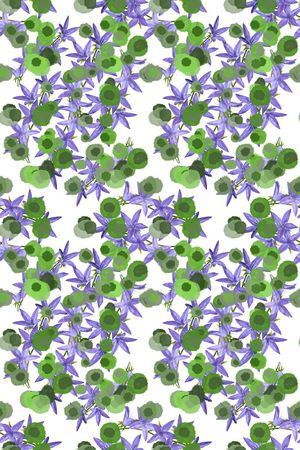 碎碎花卉印花华亿平台图片