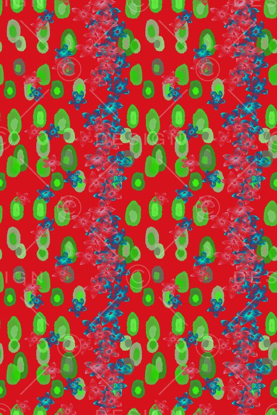 风格花卉印花华亿平台图片