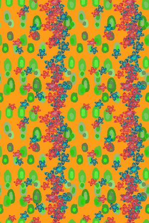 风格花卉印花华亿平台图片