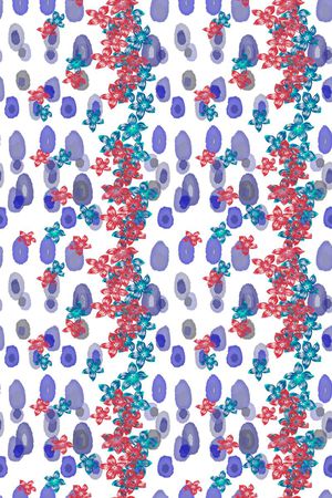 风格花卉印花华亿平台图片