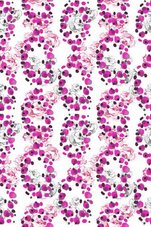 碎碎花卉印花华亿平台图片