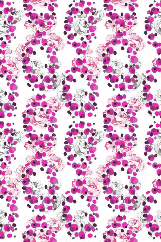 碎碎花卉印花华亿平台图片