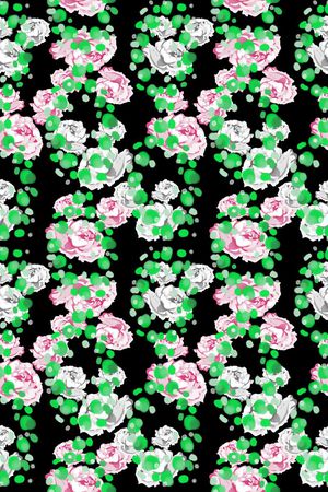 碎碎花卉印花华亿平台图片