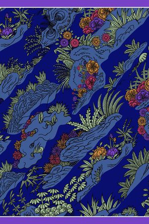 假山印花华亿平台图片