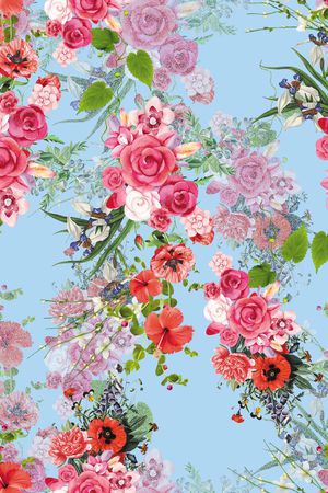 小碎花印花华亿平台图片