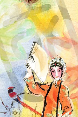 京剧印花华亿平台图片