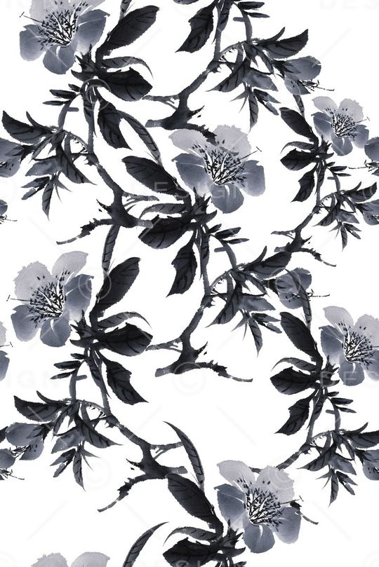 中国风印花华亿平台图片