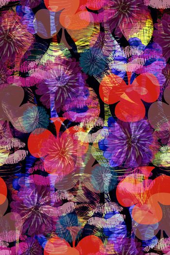 612390-时尚花卉嘴唇4