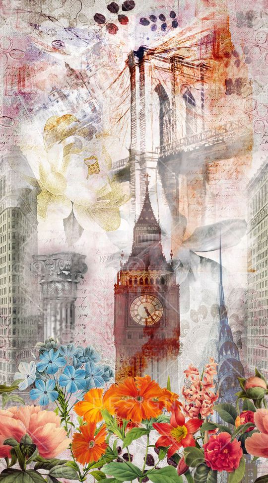 欧式花卉印花华亿平台图片