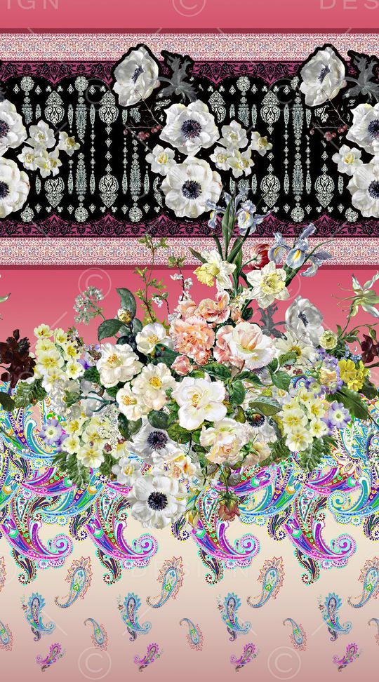 佩斯利印花华亿平台图片