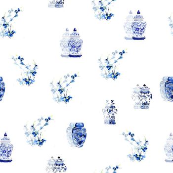 612648-青花瓷花瓶