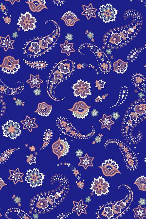 中东迪拜风格服饰纹样印花华亿平台图片