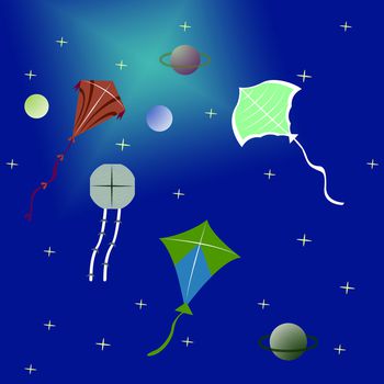 风筝印花华亿平台图片