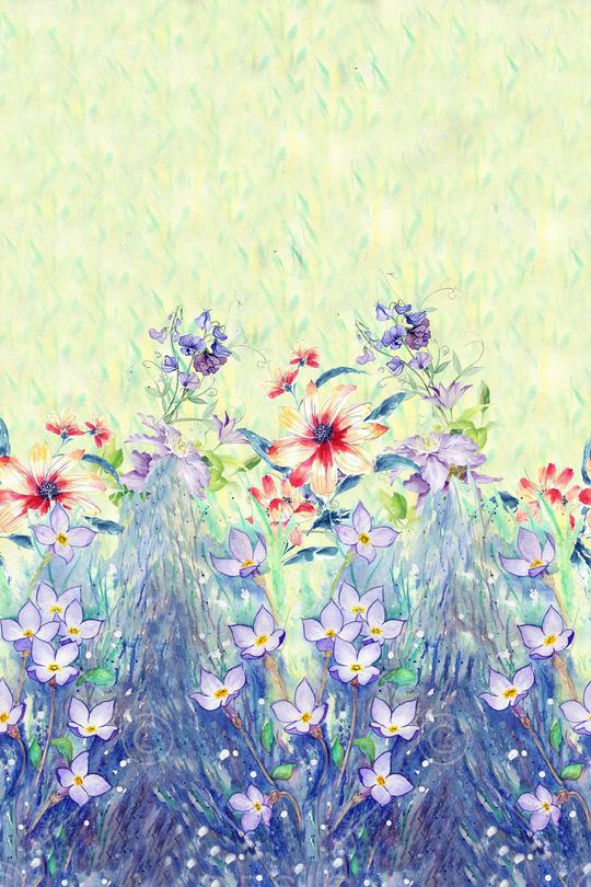 时尚女装裙子印花印花华亿平台图片