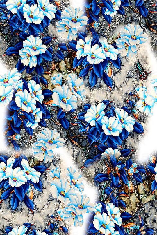 花朵印花华亿平台图片