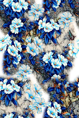 花朵印花华亿平台图片