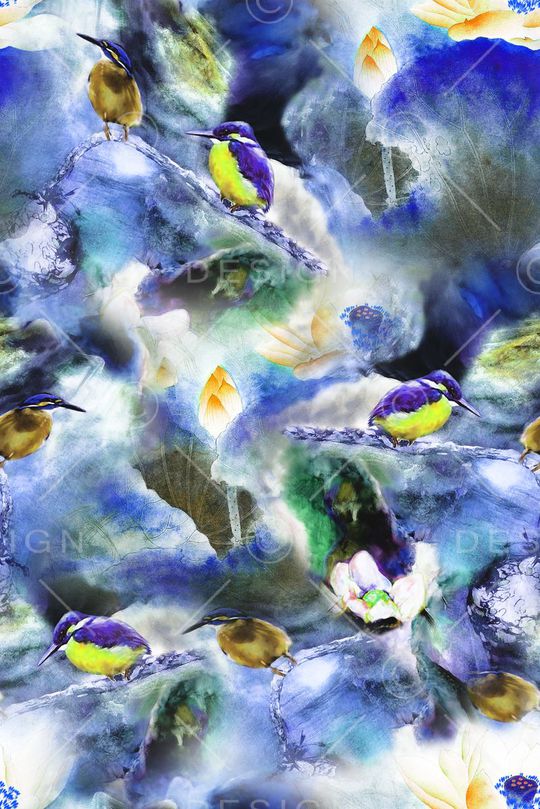 抽象印花华亿平台图片