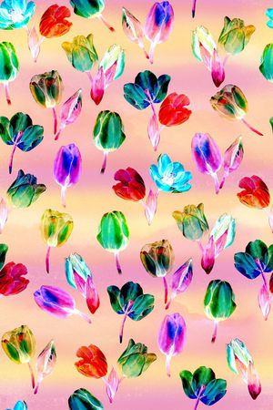 手绘印花华亿平台图片