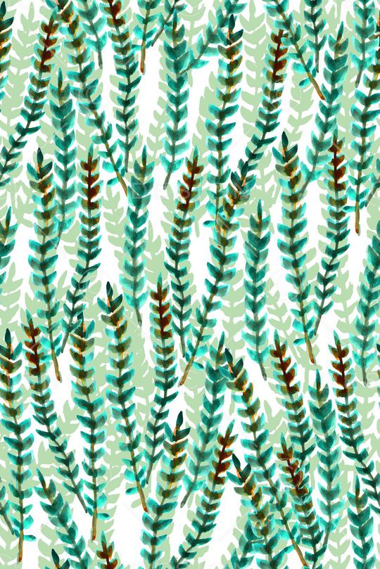 树叶印花华亿平台图片