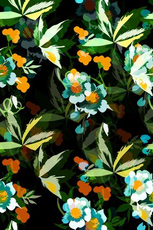 花朵印花华亿平台图片