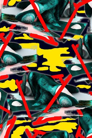 抽象印花华亿平台图片