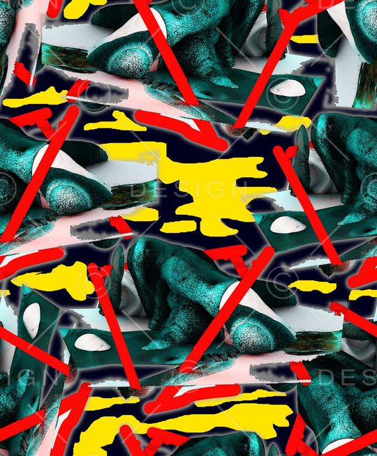 抽象印花华亿平台图片