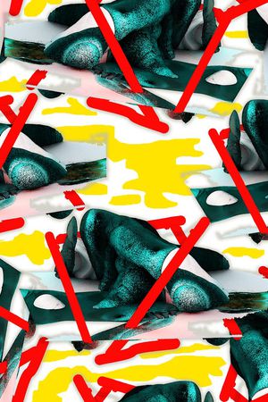 抽象印花华亿平台图片