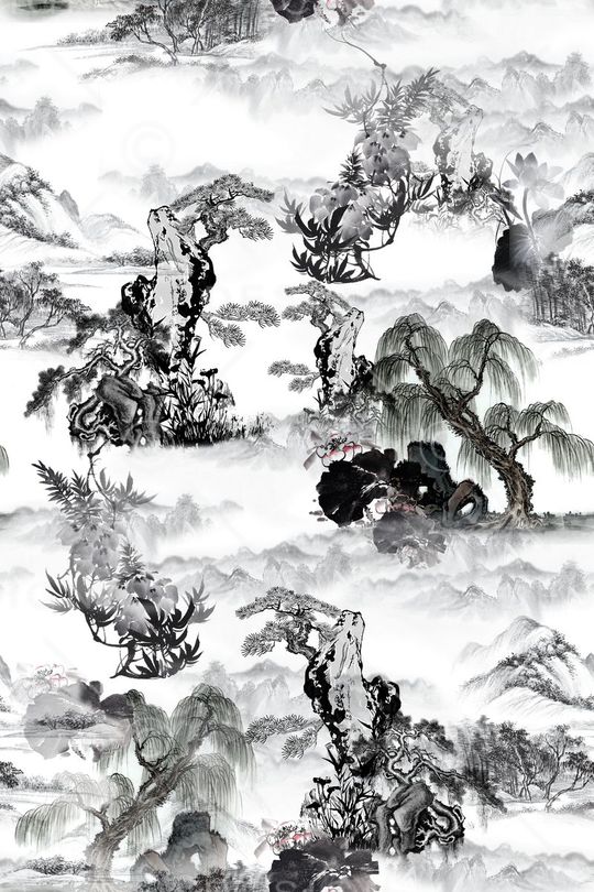 L.D~山水印花华亿平台图片