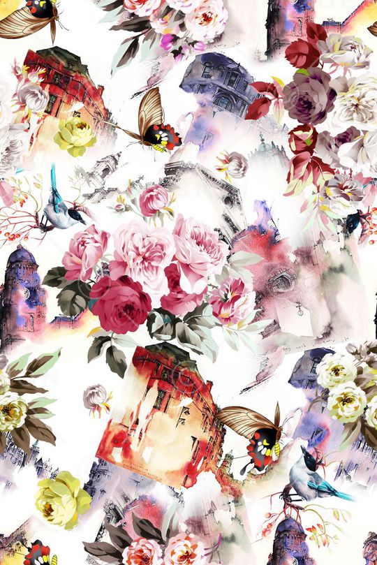 水彩印花华亿平台图片