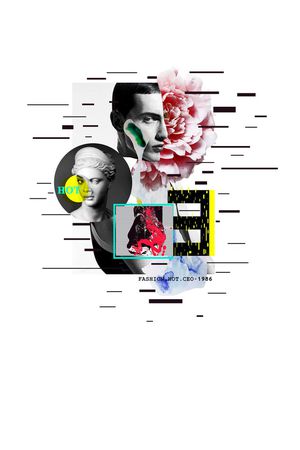 人物印花华亿平台图片