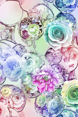 手绘印花华亿平台图片