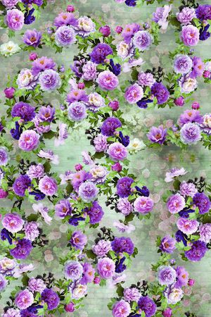 植物花卉印花华亿平台图片