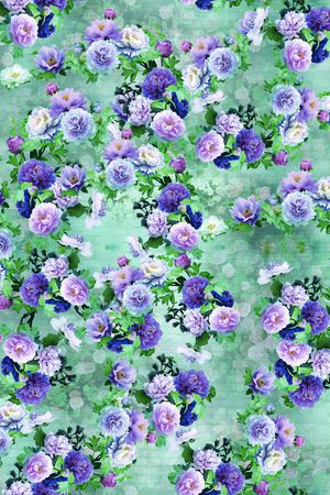 植物花卉印花华亿平台图片