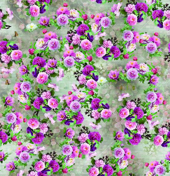 植物花卉印花华亿平台图片