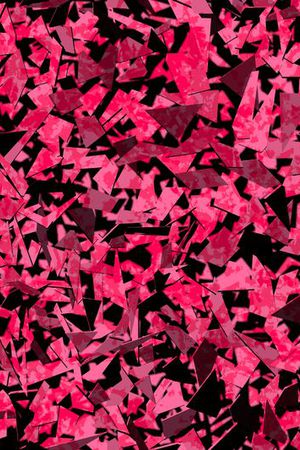 不规则几何印花华亿平台图片