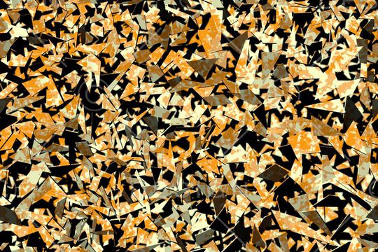 不规则几何印花华亿平台图片