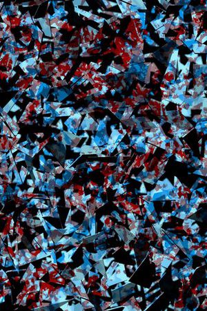 不规则几何印花华亿平台图片